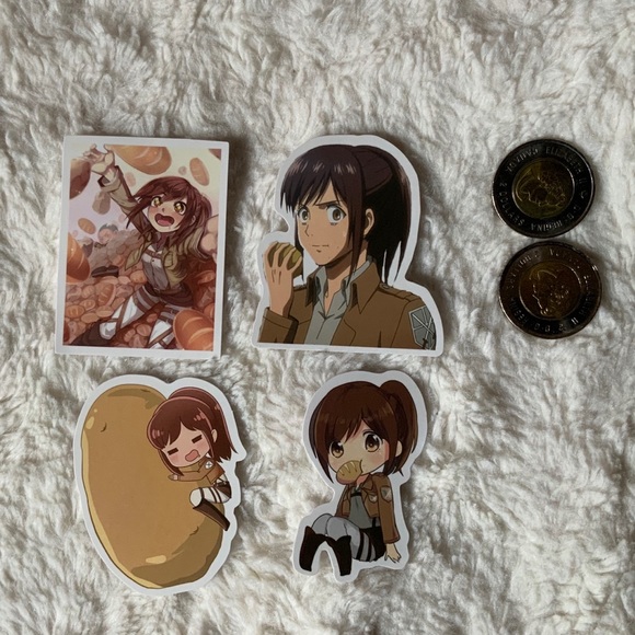 ❗️SOLD❗️Attack on Titan stickers (x18 stickers) - Picture 6 of 6